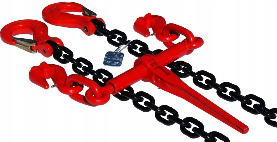 Napínač reťaze + viazanie 63kN, veľkosť 10 L = 3,0M 6,3T